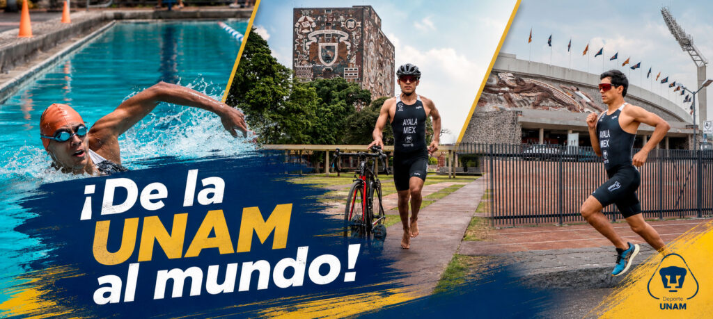 Ariel Ayala triatonista de la UNAM participará en Campeonato Mundial de Triatlon, en España
