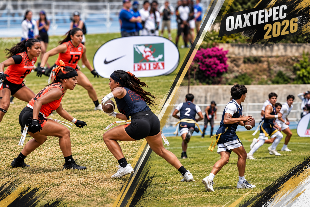 Anáhuac Querétaro conquista doble corona en la Universiada Federada de Flag Football